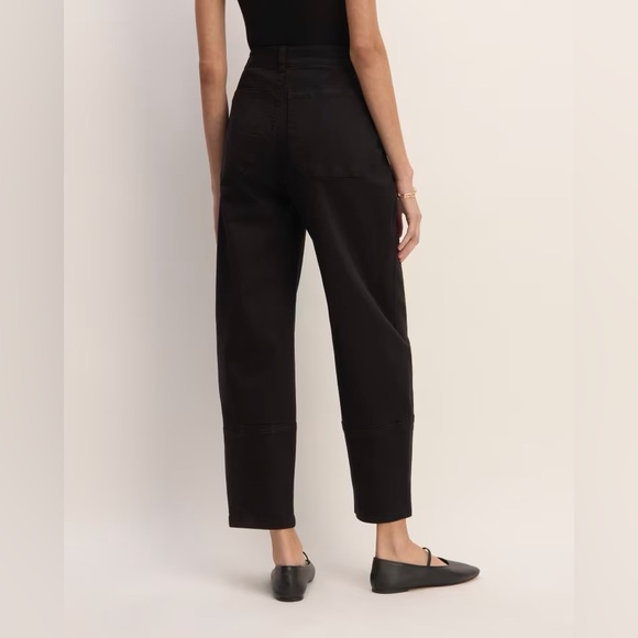 🖤EVERLANE THE UTILITY BARREL PANTS IN BLACK 0 - Picture 2 of 7
